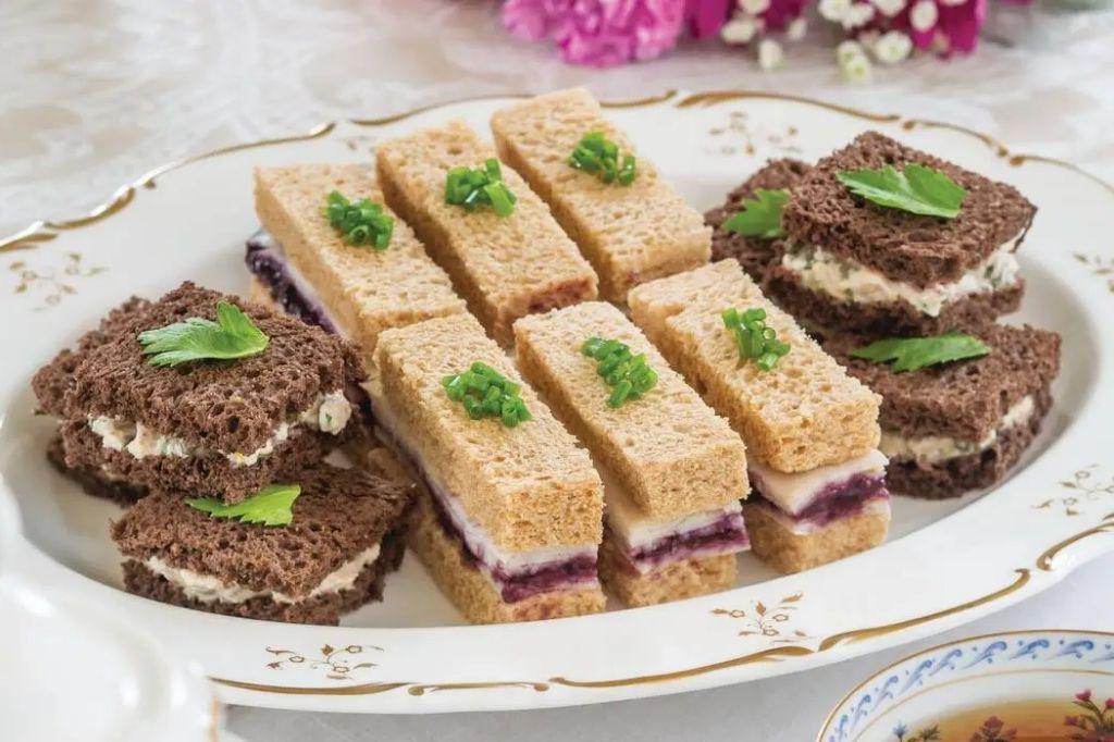 Tuna Salad with Lemon Zest Tea Sandwiches