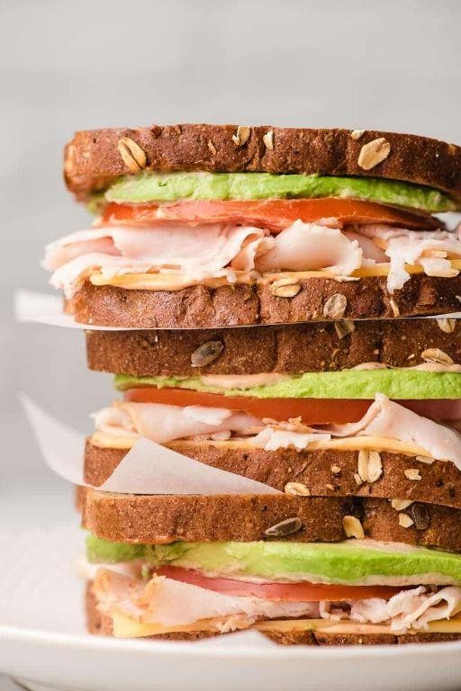 Turkey Club with Avocado and Chipotle Mayo