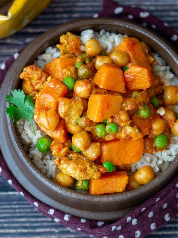 Turkey Sweet Potato Curry with Coconut Milk