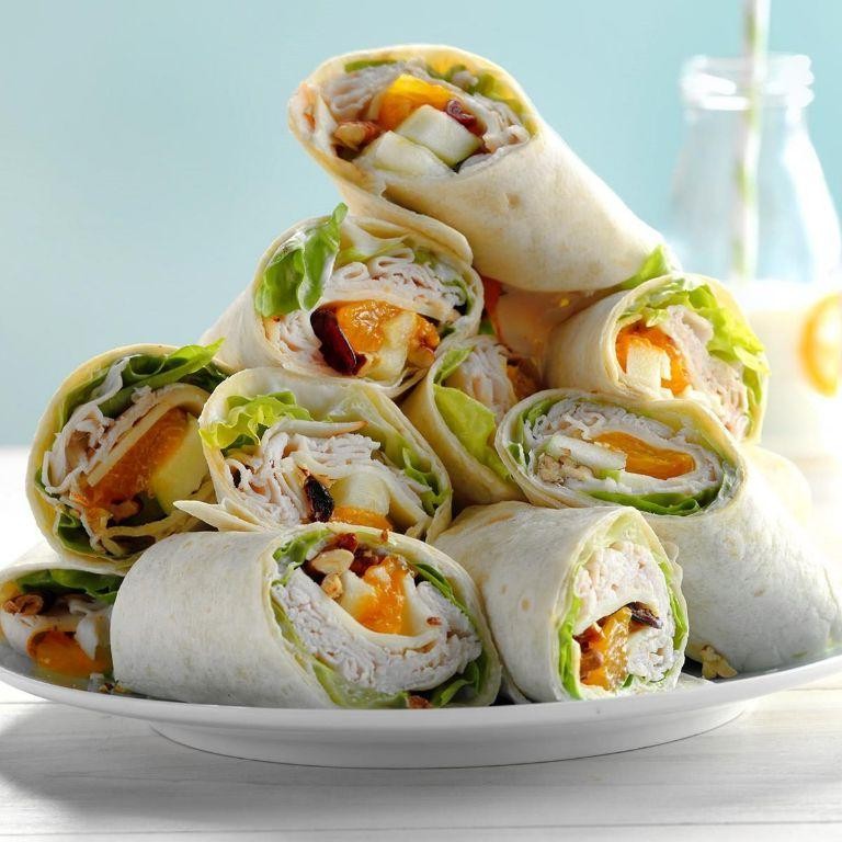 Turkey and Cranberry Cold Wrap