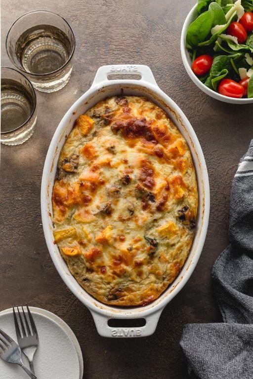 Turkey and Sweet Potato Breakfast Casserole