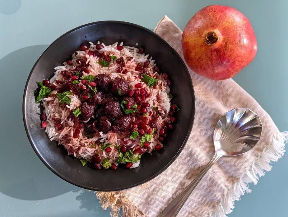 Turkish Raw Kibbeh with Pomegranate Molasses