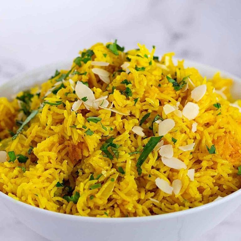 Turmeric Coconut Yellow Rice
