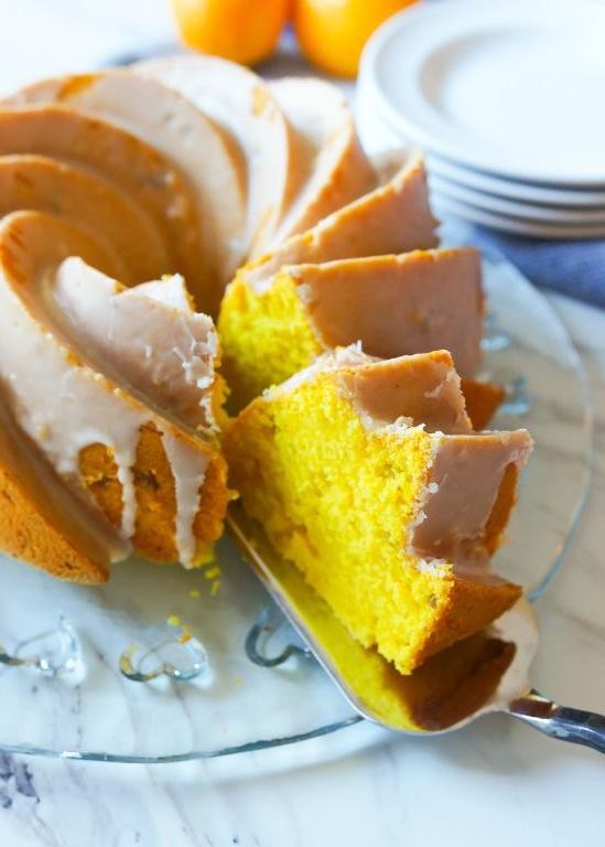 Turmeric and Ginger Spiced Cake with Citrus Glaze