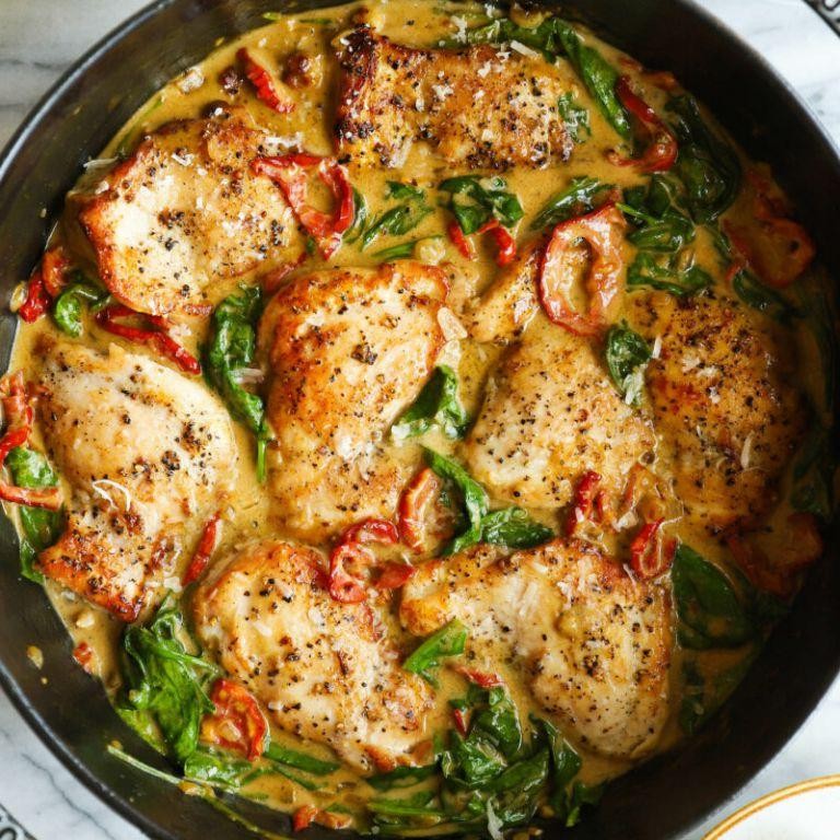 Tuscan Sun-Dried Tomato Chicken Thighs