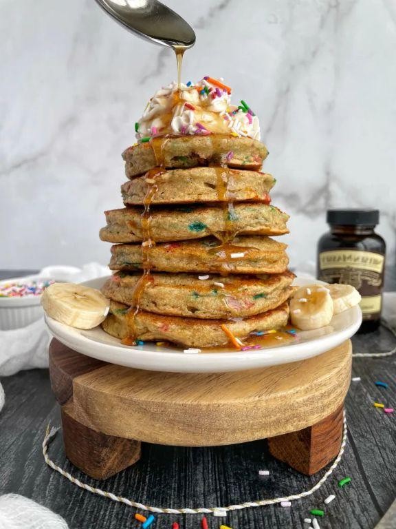 Vanilla Bean Oat Flour Pancakes