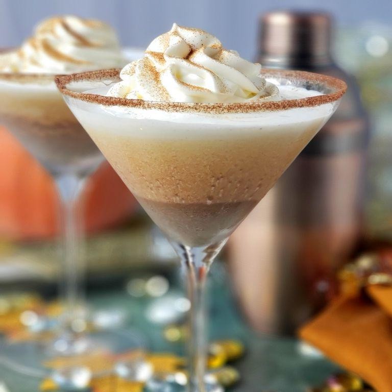 Vanilla Bean Pumpkin Pie Martini