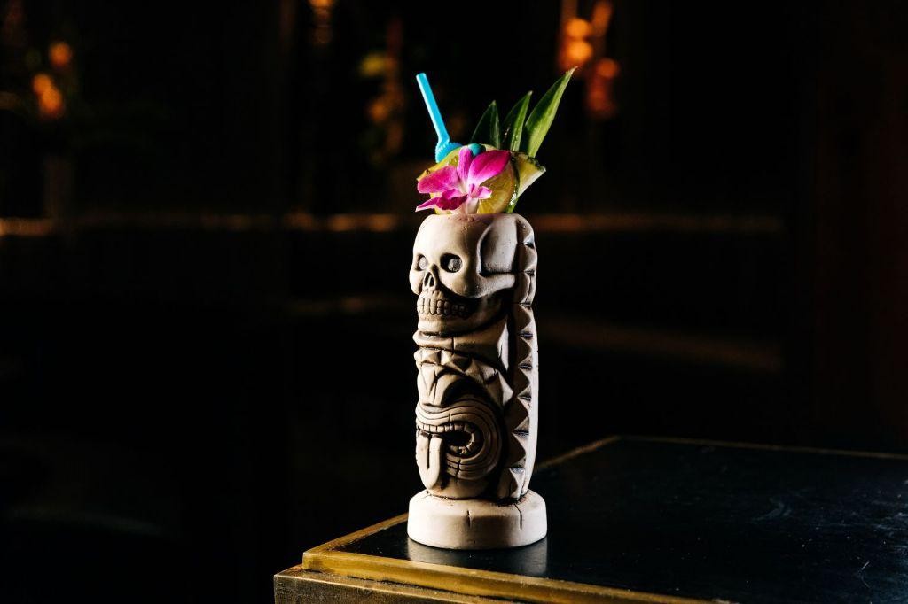 Vanilla Painkiller with Vanilla Bean Syrup