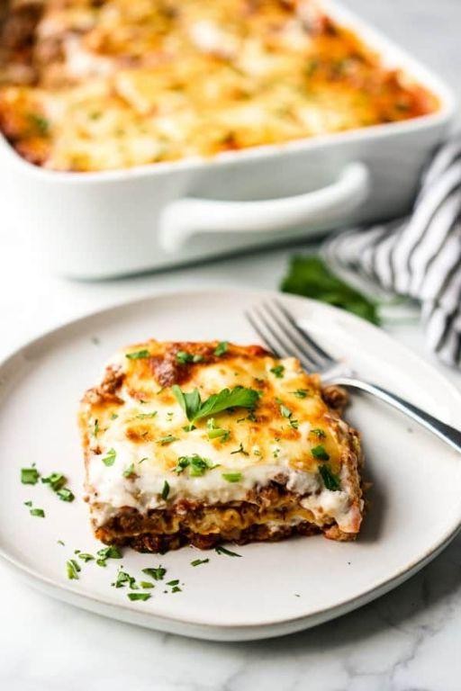 Veal Parmesan Lasagna with Béchamel Sauce