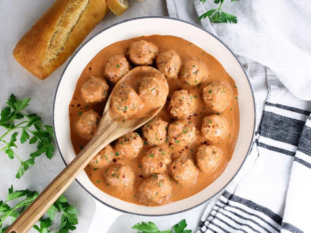 Veal Parmesan Meatballs in Tomato Sauce