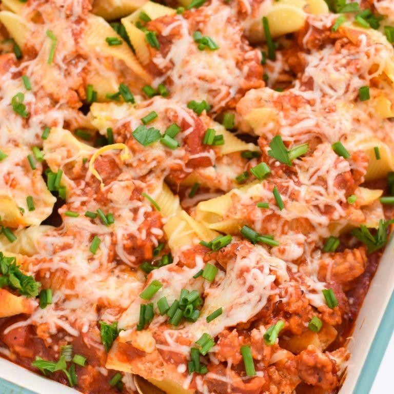 Veal Parmesan Stuffed Shells