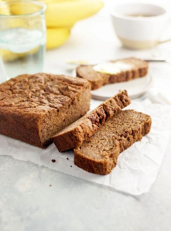 Vegan Banana Nut Bread with Almond Flour