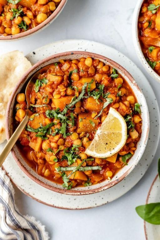 Vegan Butternut Squash and Chickpea Stew
