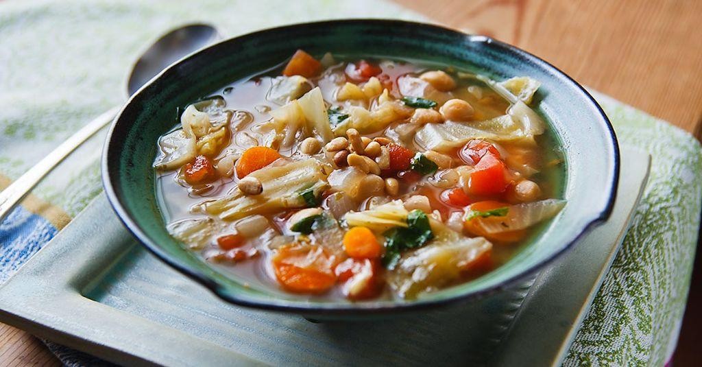Vegan Cabbage and Chickpea Stew