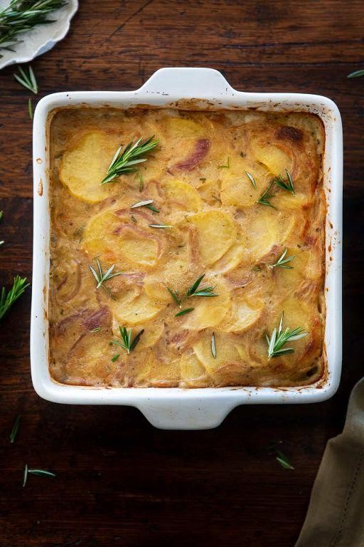 Vegan Potato Dauphinois with Coconut Milk