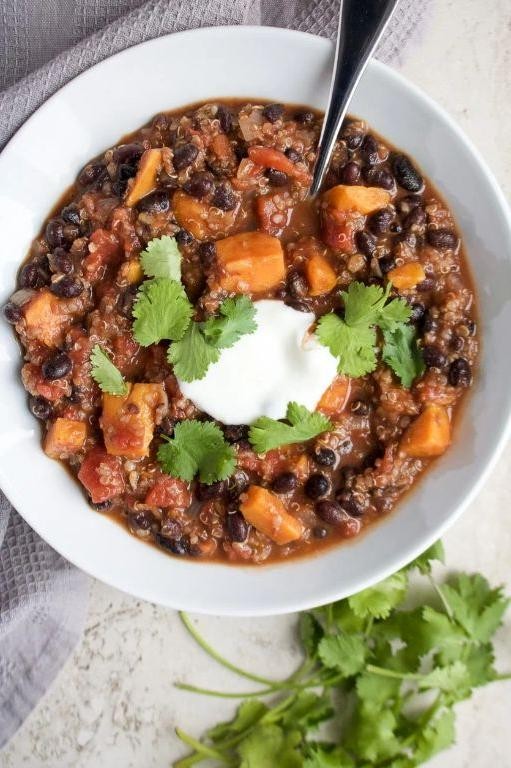 Vegetarian Quinoa and Black Bean Stew