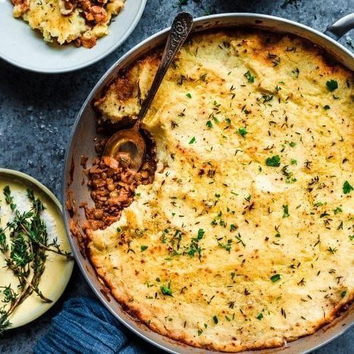 Vegetarian Shepherd’s Pie with Lentils