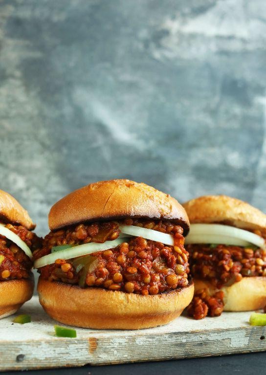 Vegetarian Sloppy Joes with Lentils