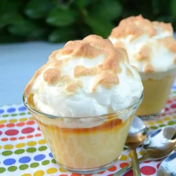 Velvety Egg Yolk Pudding