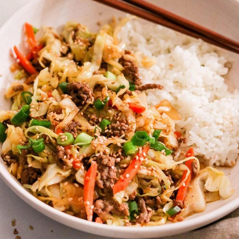 Vietnamese Beef and Cabbage Stir-Fry