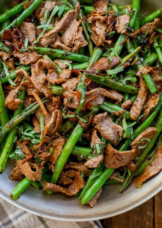 Vietnamese Beef and Green Bean Stir-Fry