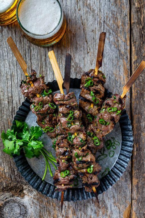 Vietnamese Beef and Lemongrass Skewers