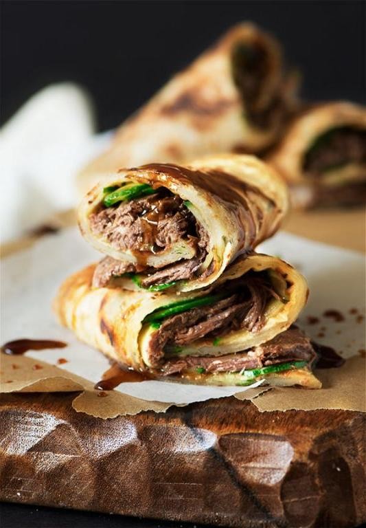 Vietnamese Beef and Scallion Pancakes