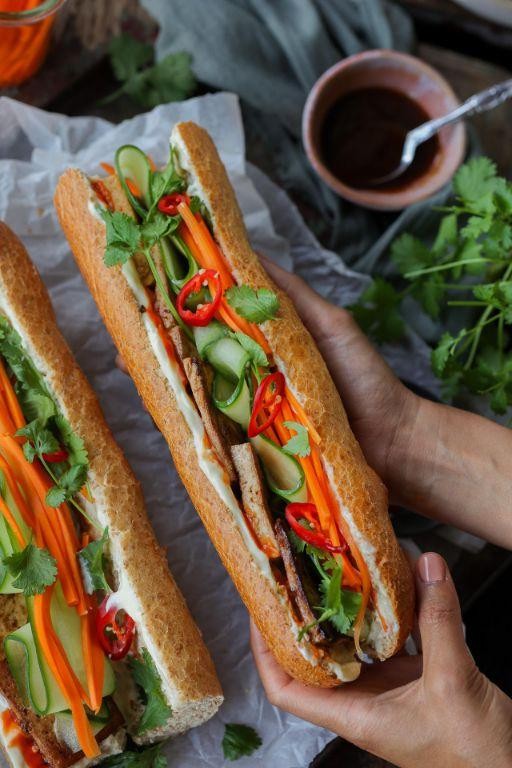 Vietnamese Beef and Tofu Banh Mi