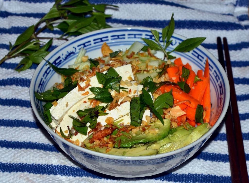 Vietnamese Tofu Vermicelli Bowl (Bún Đậu Hũ)