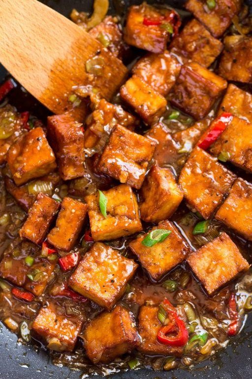Vietnamese Tofu with Black Pepper Sauce