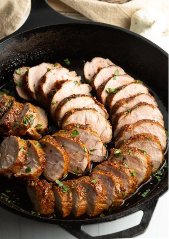 WW Crock Pot Honey Garlic Pork Tenderloin
