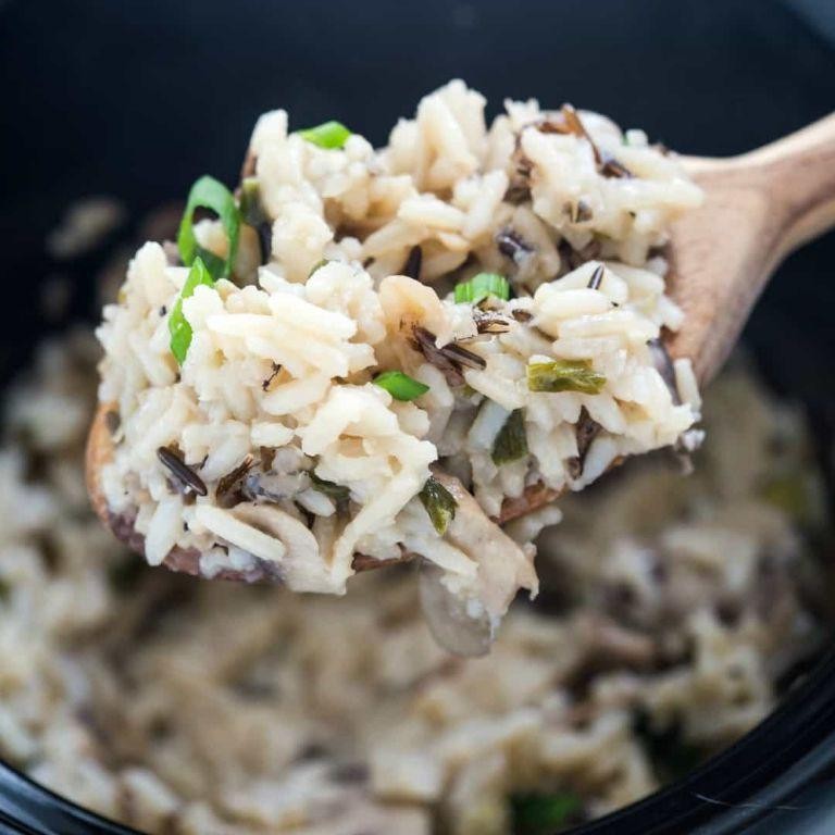 WW Crock Pot Mushroom and Wild Rice Pilaf