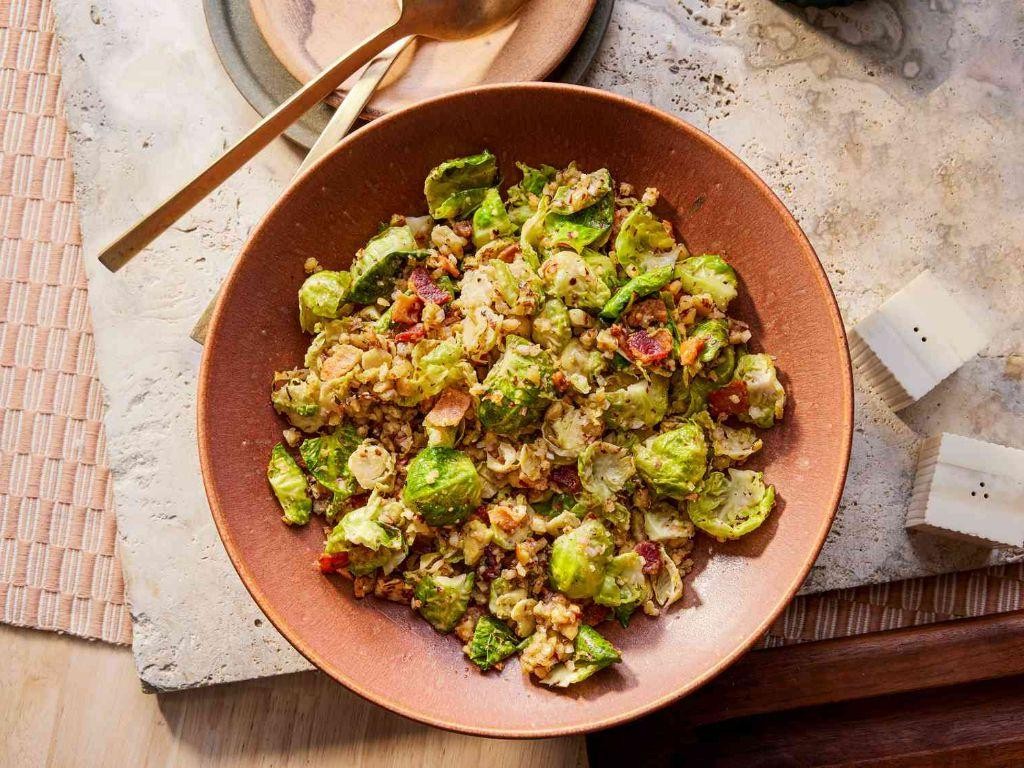 Warm Bacon and Brussels Sprout Salad