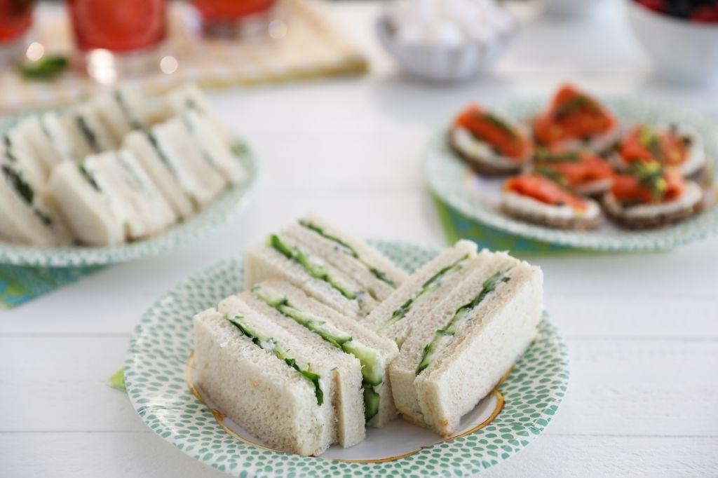 Watercress and Butter Tea Sandwiches