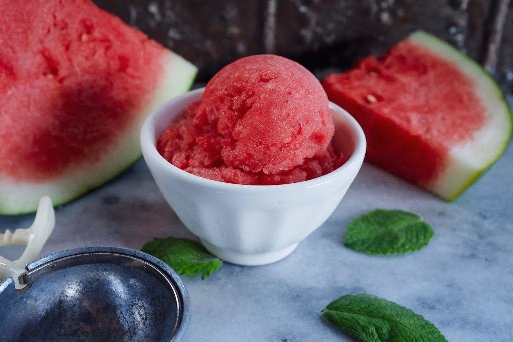 Watermelon Mint Sorbet