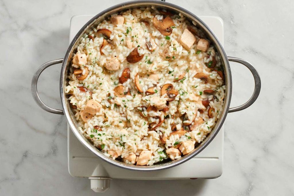 White Wine Chicken Risotto