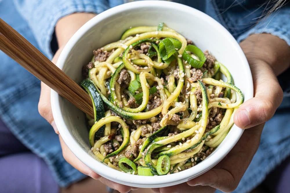 Wholesome AIP Ground Beef and Zucchini Noodles