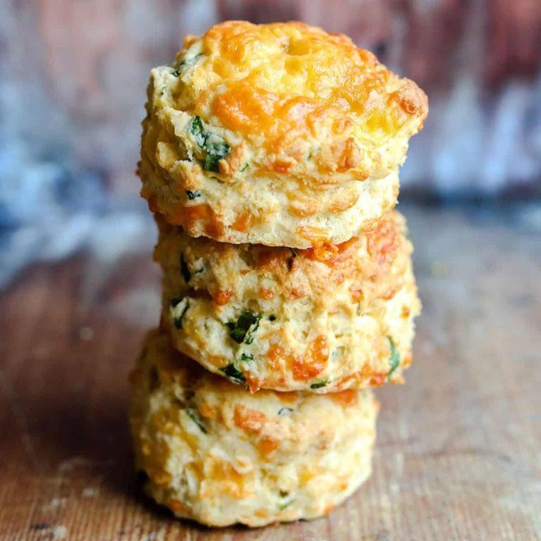 Wild Garlic and Parmesan Scones