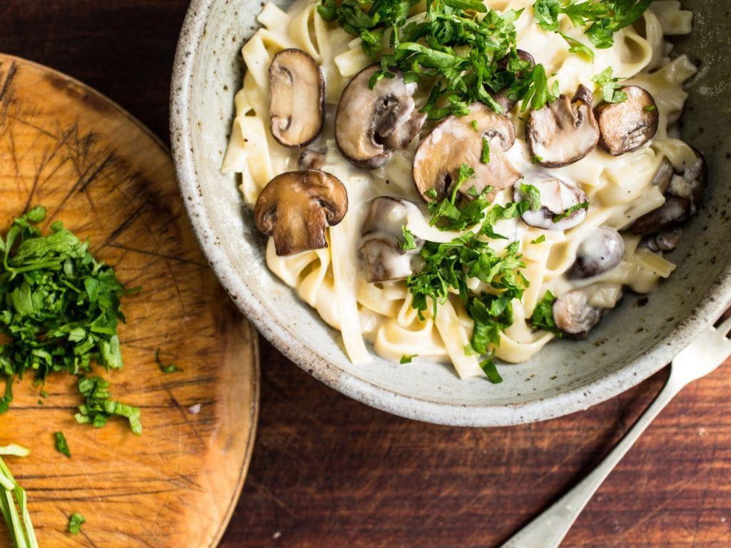 Wild Mushroom Stroganoff