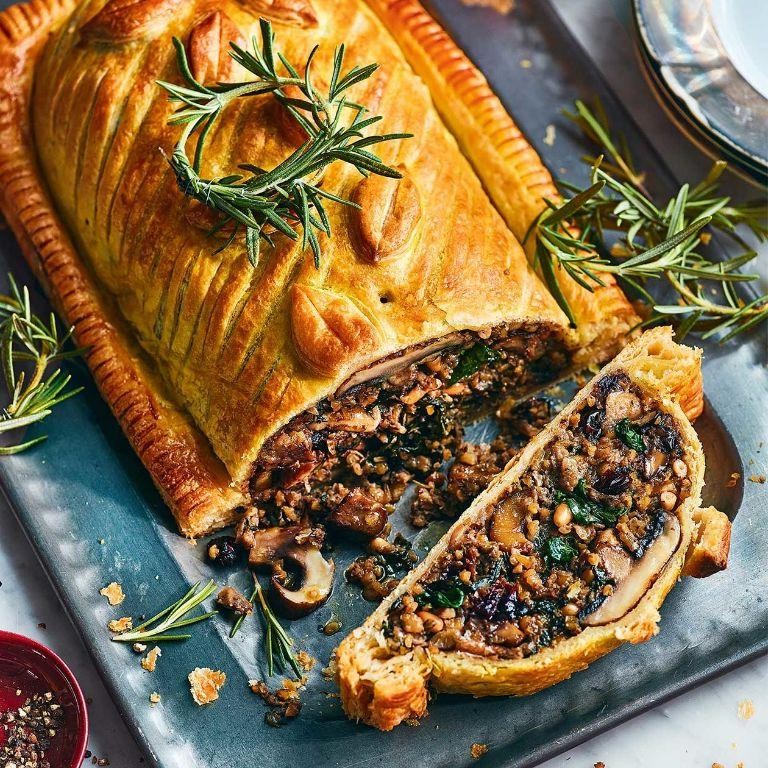 Wild Mushroom and Chestnut Wellington