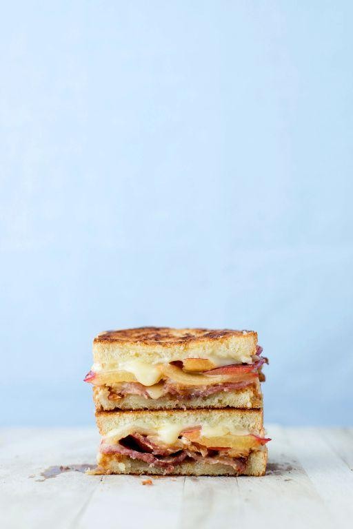 Wild Plum and Brie Grilled Cheese