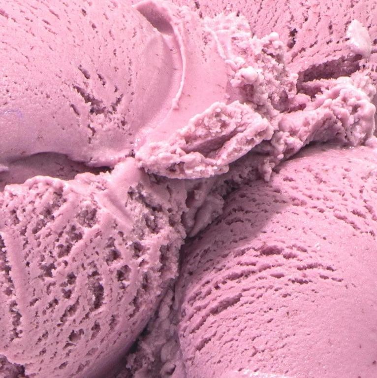 Wild Plum and Lavender Ice Cream