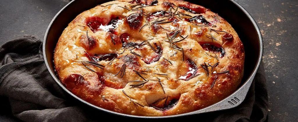 Wild Plum and Rosemary Focaccia