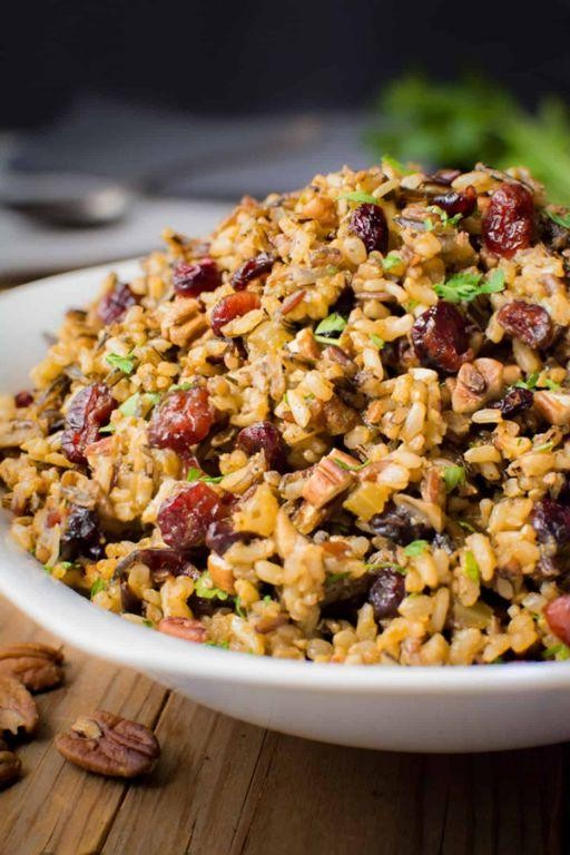 Wild Rice and Cranberry Stovetop Stuffing