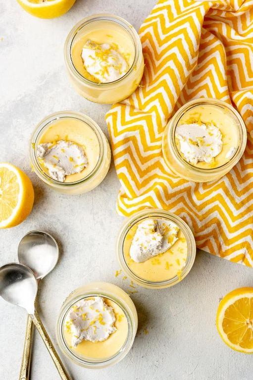 Zesty Lemon Curd Pudding