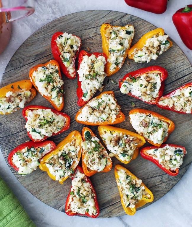Zucchini and Egg Stuffed Peppers